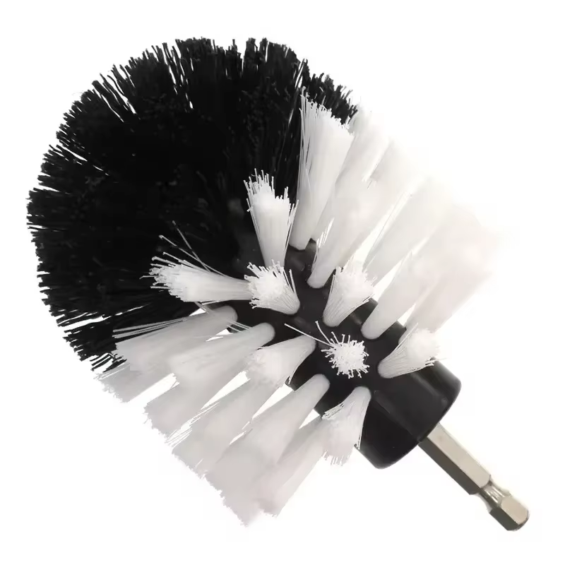 Brosse de forage, fixation de brosse