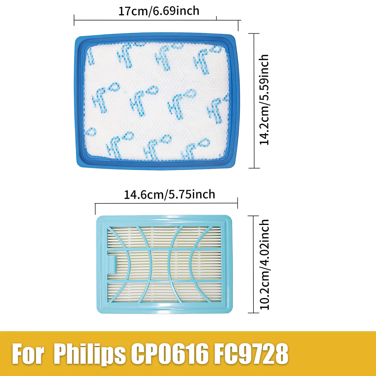Filtre pour aspirateur Philips série 7000 PowerPro Expert FC9729 FC9741 FC9742 FC9743 FC9744 FC9745 FC9746 FC9732 FC9735