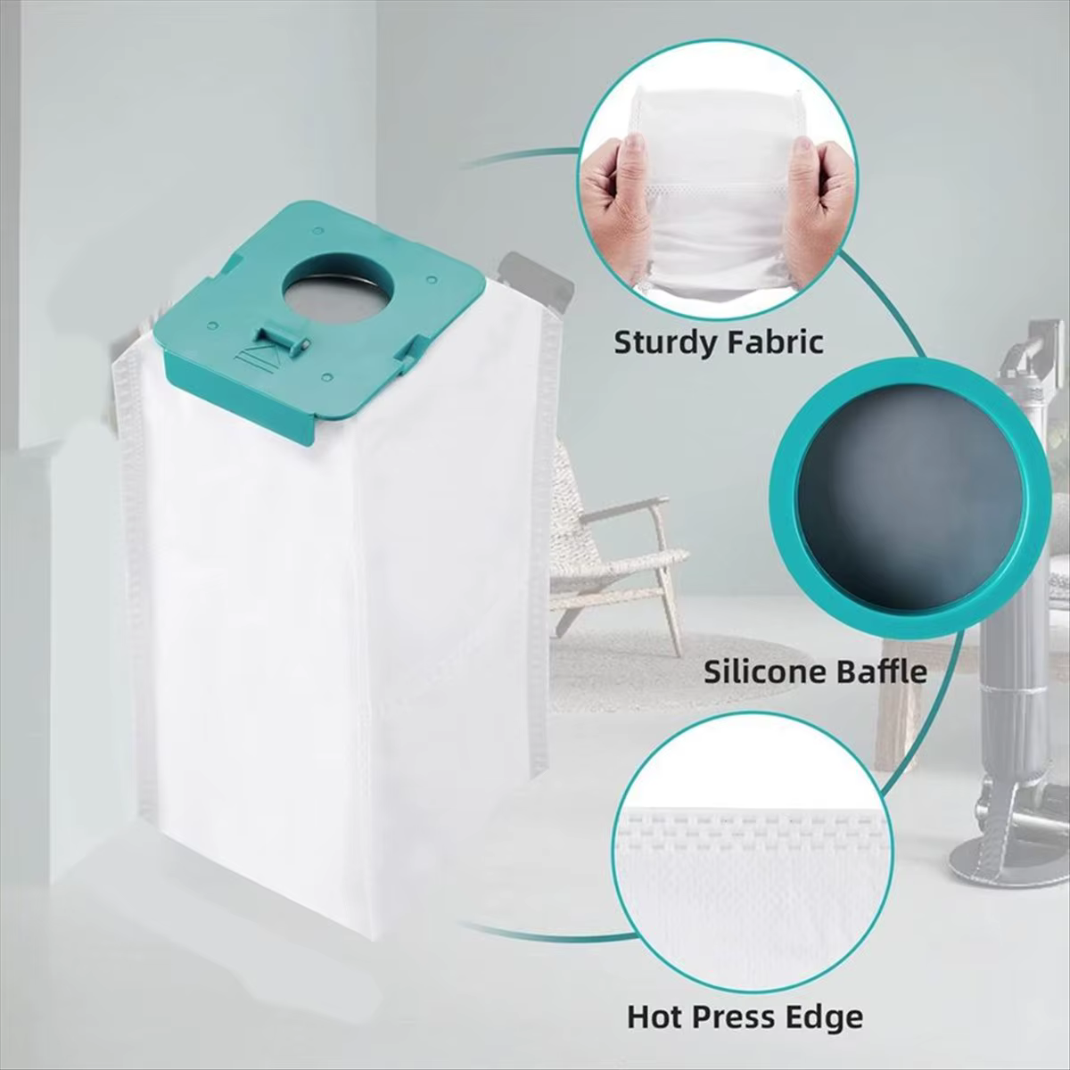 * AA60I sac d'aspirateur pour Samsung VCA-ADB95 nettoyeur de bâton sans fil à Jet sur mesure