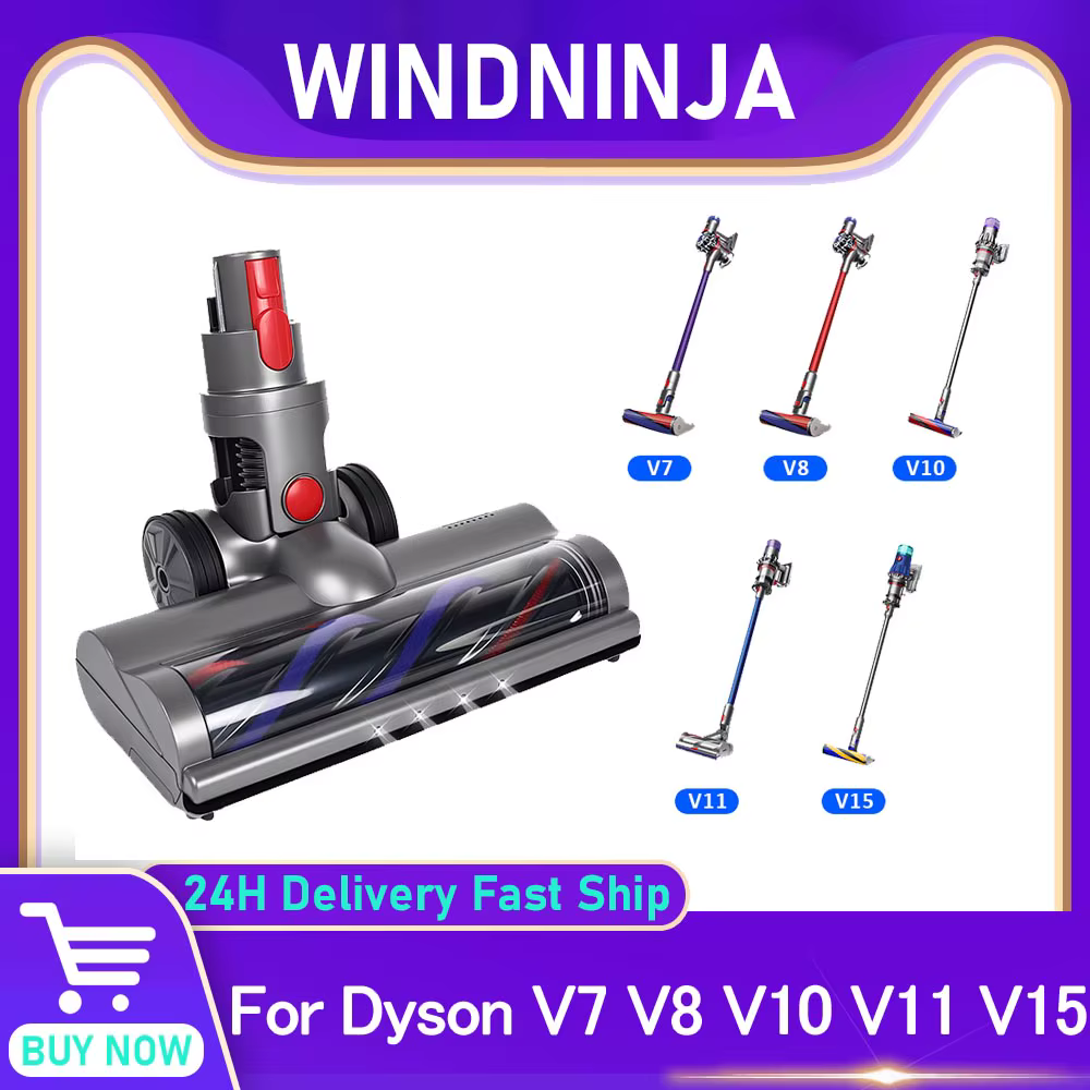 Tête de brosse pour aspirateur Dyson V7 V8 V10 V11 V15