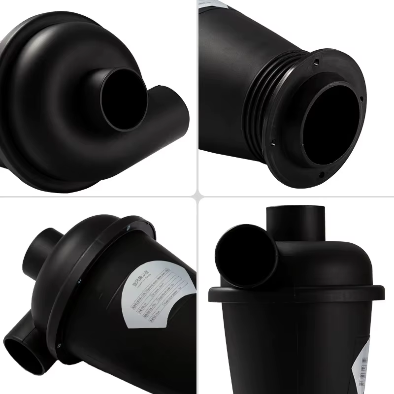 Ensemble de dépoussiéreur cyclonique industriel avec filtre pour aspirateur et séparateur de poudre pour tuyau de 50 mm