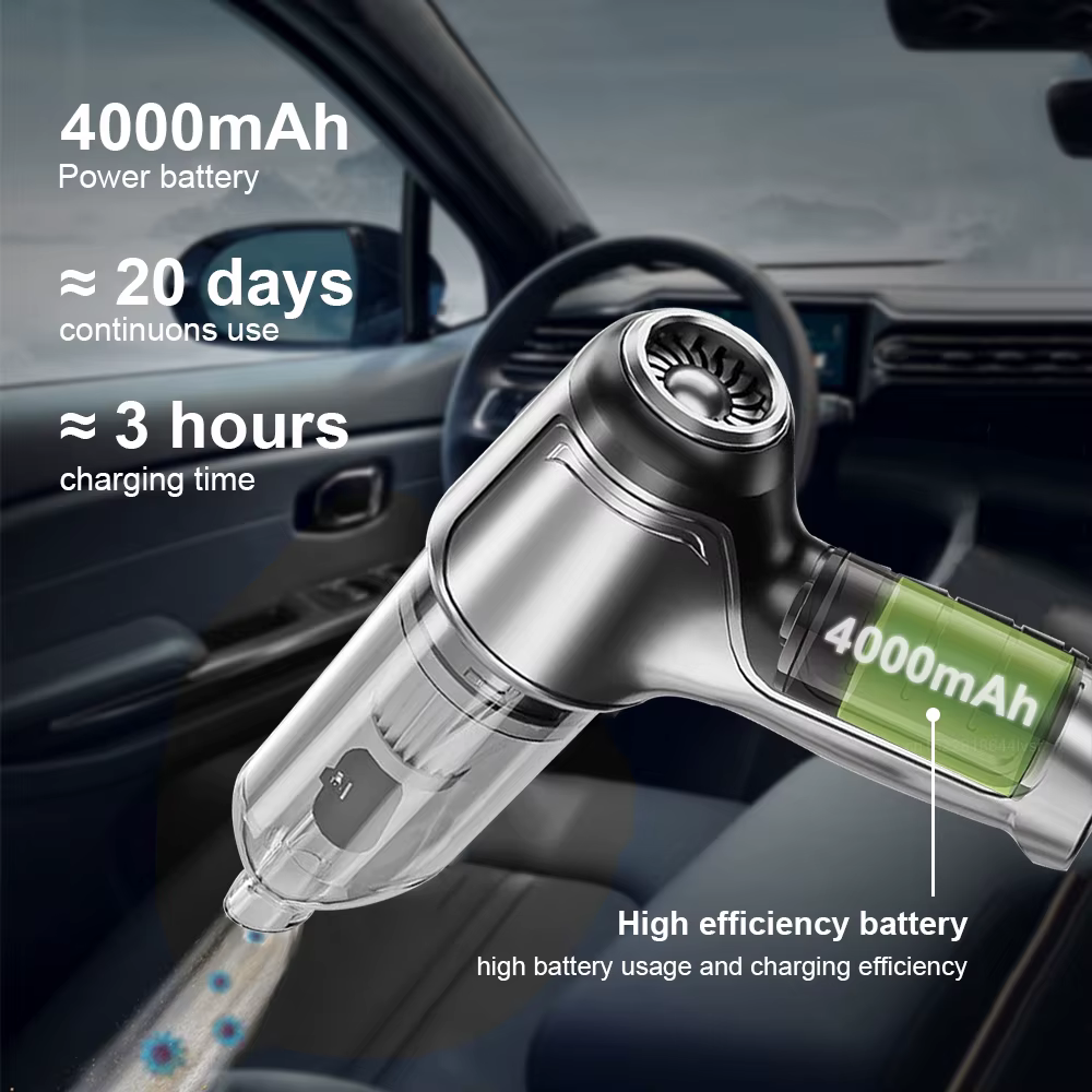 Aspirateur portable sans fil pour voiture et maison