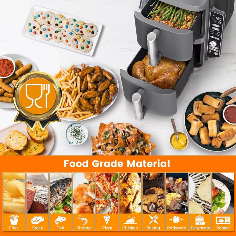 Plaques de cuisson A50Q (2 pièces) pour friteuses à air Ninja modèles SL201/SL401/SL451