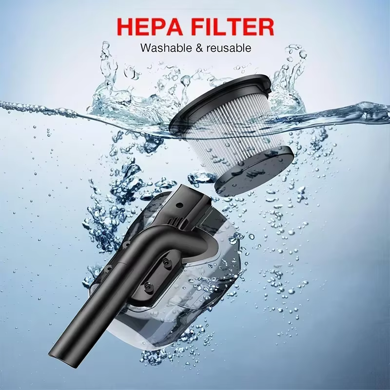 Aspirateur à main sans brosse sans fil pour sol/tapis/voiture/poils d'animaux de compagnie