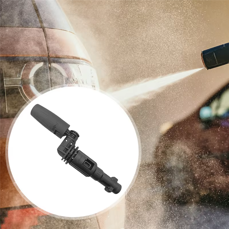 Pistolet à eau haute pression 360 ° La buse rotative à degrés peut être ventilée ou au Jet d'eau droit