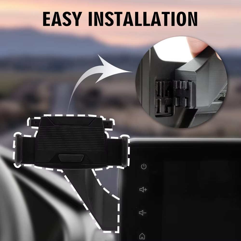 Support de téléphone portable ABS pour voiture, pour Dacia Sandero 3 Jogger Logan 3, pour véhicules à conduite à gauche