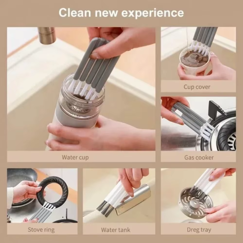 Couvercle de bouteille brosse ensemble de clavier outil