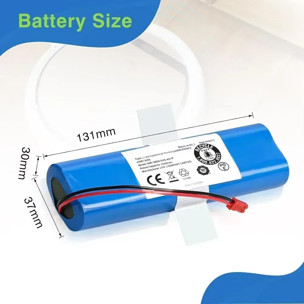 Batterie rechargeable 14.4V 6.8Ah/12.8Ah pour aspirateur Robot ilife V5 V5s V50 V8s V3s Pro X750
