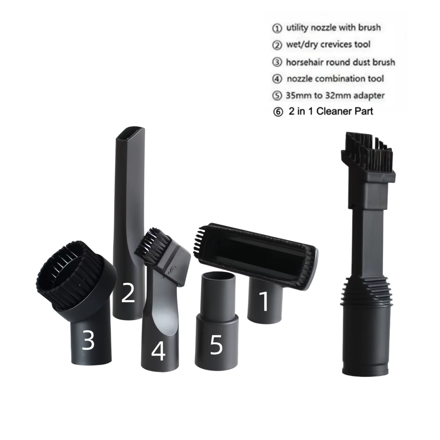 Brosse de nettoyage, accessoires pour aspirateur
