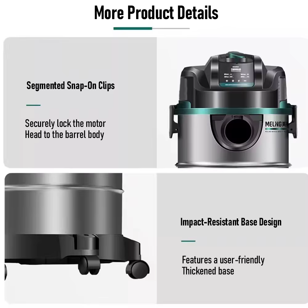 Aspirateur eau et poussière Tungfull 35L/38L/48L
