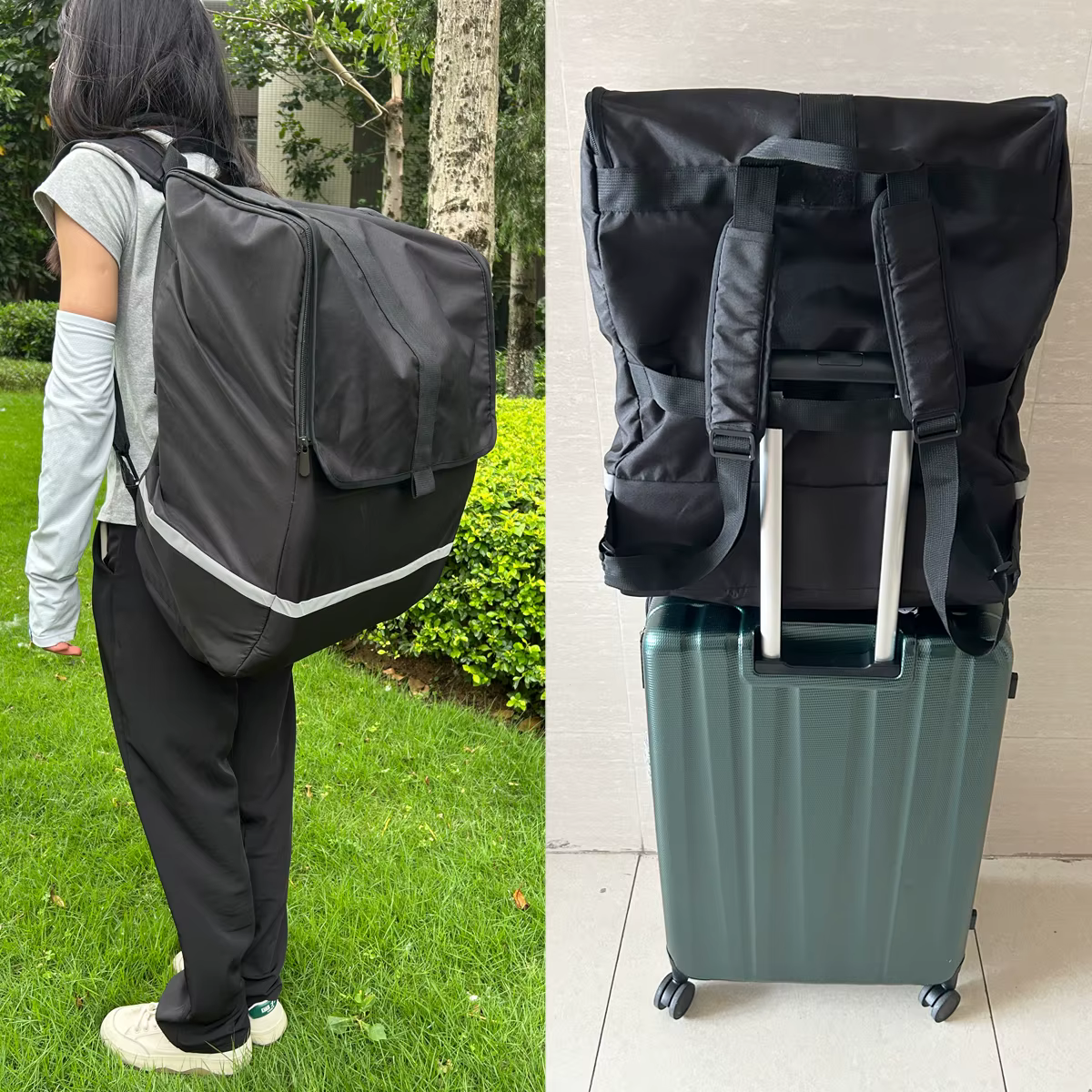 Sac de voyage pliable pour poussette
