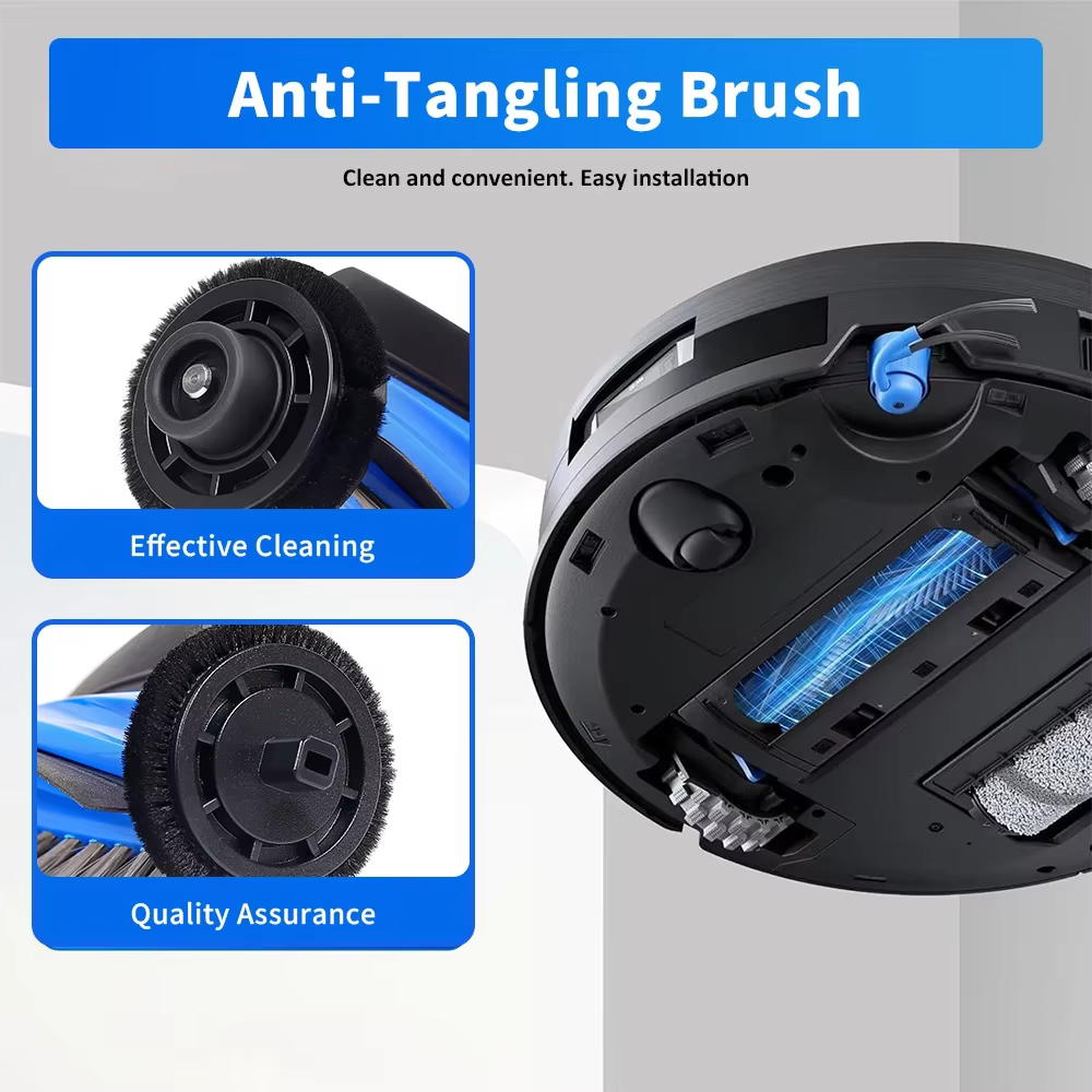Brosse principale anti-emmêlement pour aspirateur robot ECOVACS DEEBOT X9 X9Pro X9 Pro Omni T80S