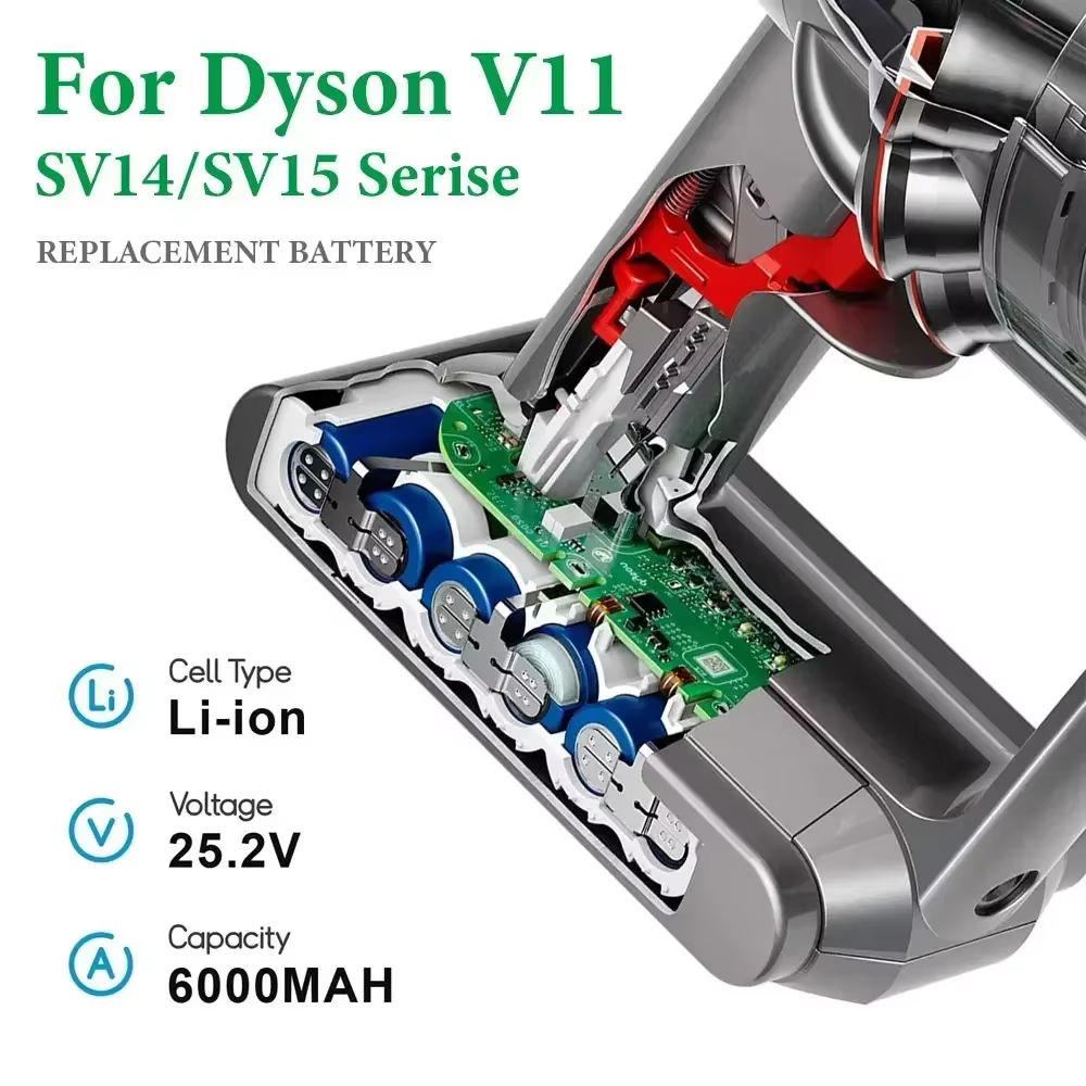 Batterie pour aspirateur sans fil Dyson V11 absolu Extra V11