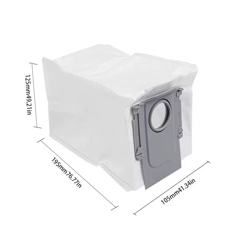Accessoires pour aspirateurs robots Roborock Qrevo L/QR 798/QV 35A/QR 598 : sacs à poussière