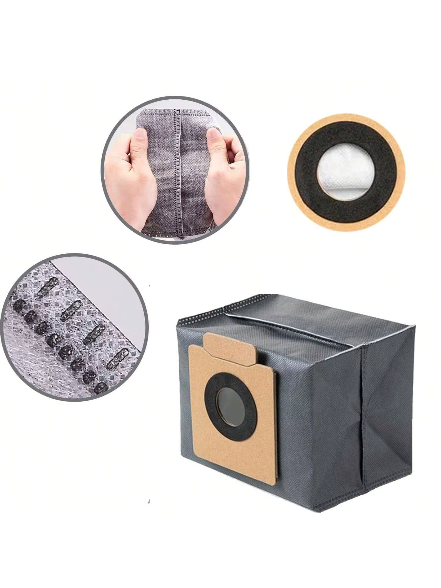 Sacs à poussière pour aspirateur Robot Eufy Clean X8 Pro et X10 Pro Omni et X8 Pro avec Station auto-vide