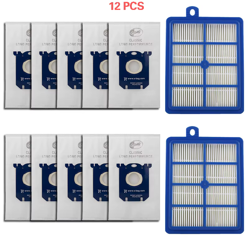 Filtre Hepa H12 et sac filtre à poussière pour aspirateur robot Philips Carrier, pièces de rechange, accessoires