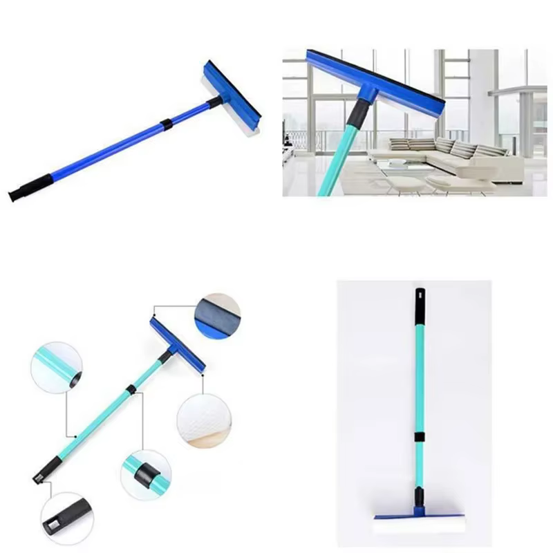 Nettoyeur de vitres télescopique 2 en 1