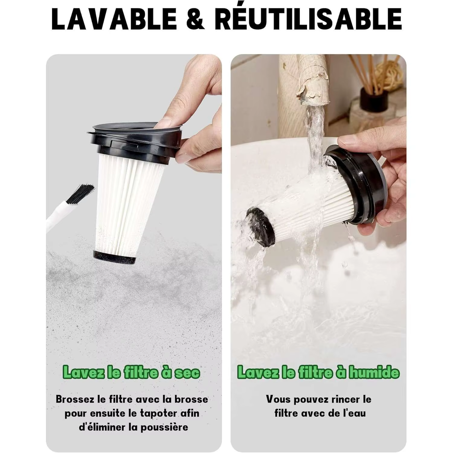 Filtre de Remplacement pour Rowenta Aspirateur Balais X-pert 3.60