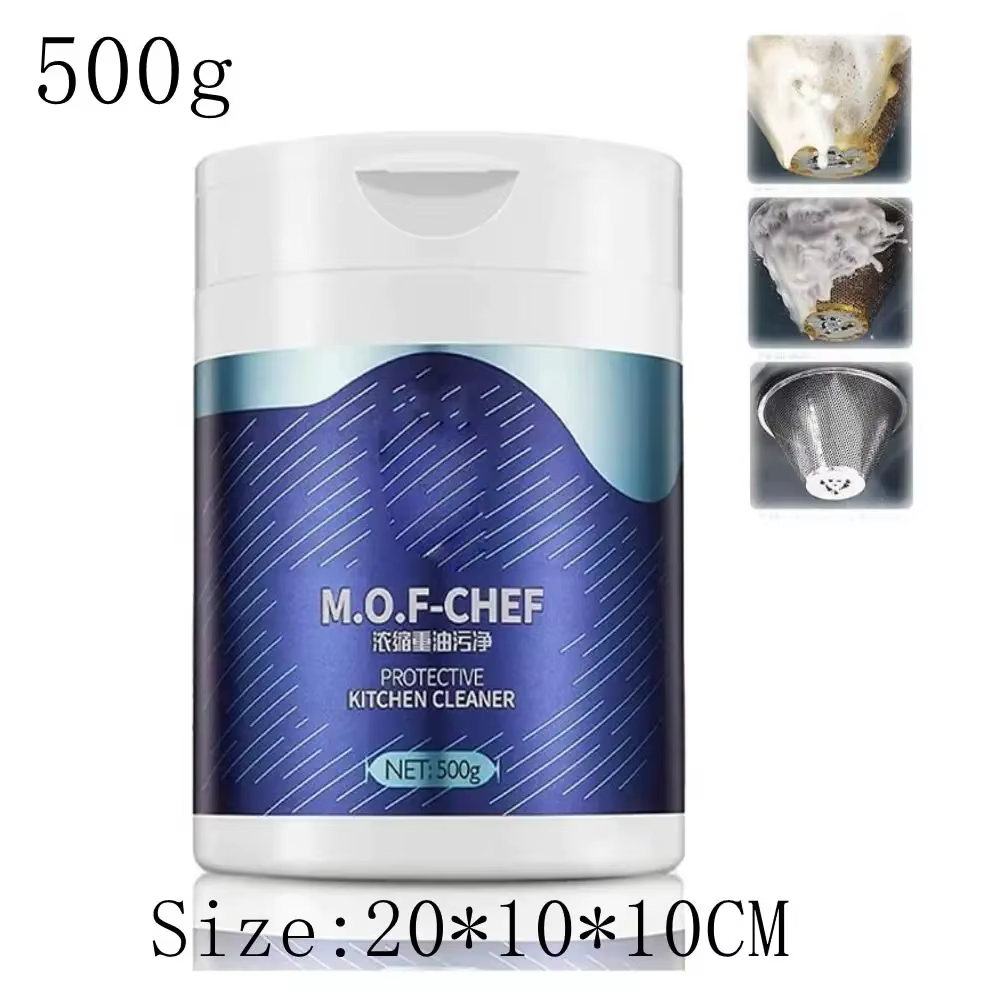 Mof Chef nettoyant poudre-nettoyeur de poudre de taches d'huile lourde