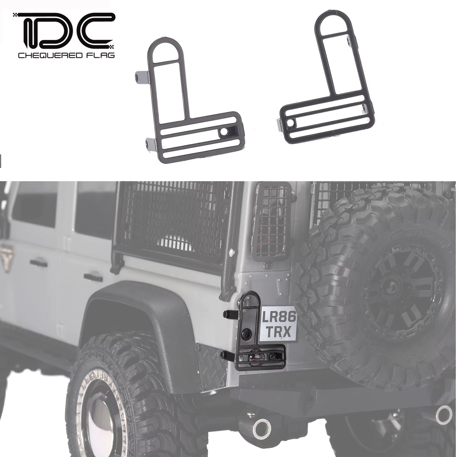 Accessoires pour TRX-4M Defender D90 D110, KIT 1/18 TRX4M RC, pièces de mise à niveau de véhicule, Simulation de protection d'armure, pièces de décoration
