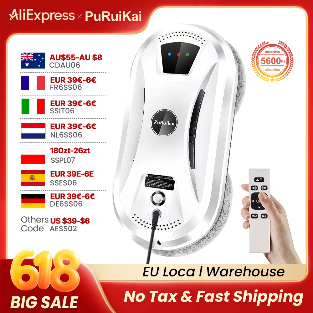 Robot aspirateur ultra fin PuRuiKai
