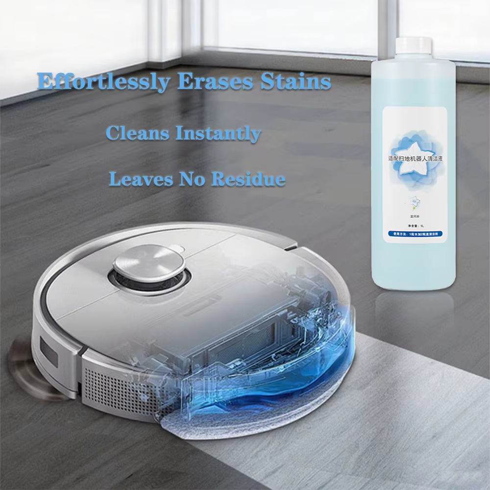 Solutions de nettoyage 1L pour aspirateur ECOVACS DEEBOT T30 Pro Omni \ T30S COMBO/T30S/X2 COMBO/X1 TURBO/X2/T20 /T10
