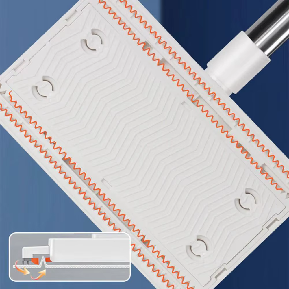 Nouveau avec 3 chiffons réutilisables vadrouille mains libres 360 ° Serre-tête rotative, Clip de vadrouille automatique, vadrouille, dépoussiérage