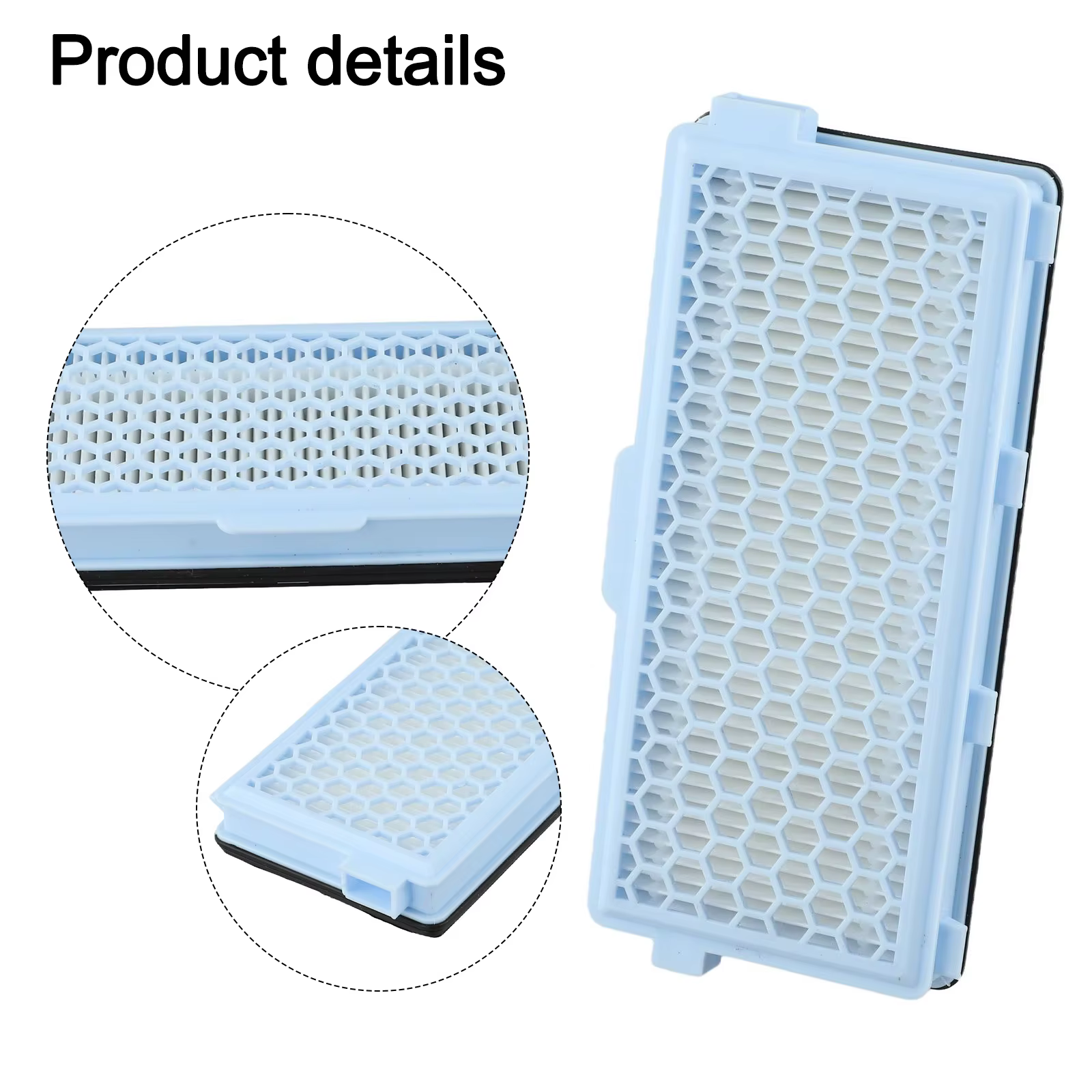 Filtres d'aspirateur compatibles avec les modèles Miele S8340 C1 C2 C3 S4 à S8 pour une filtration améliorée et un air propre