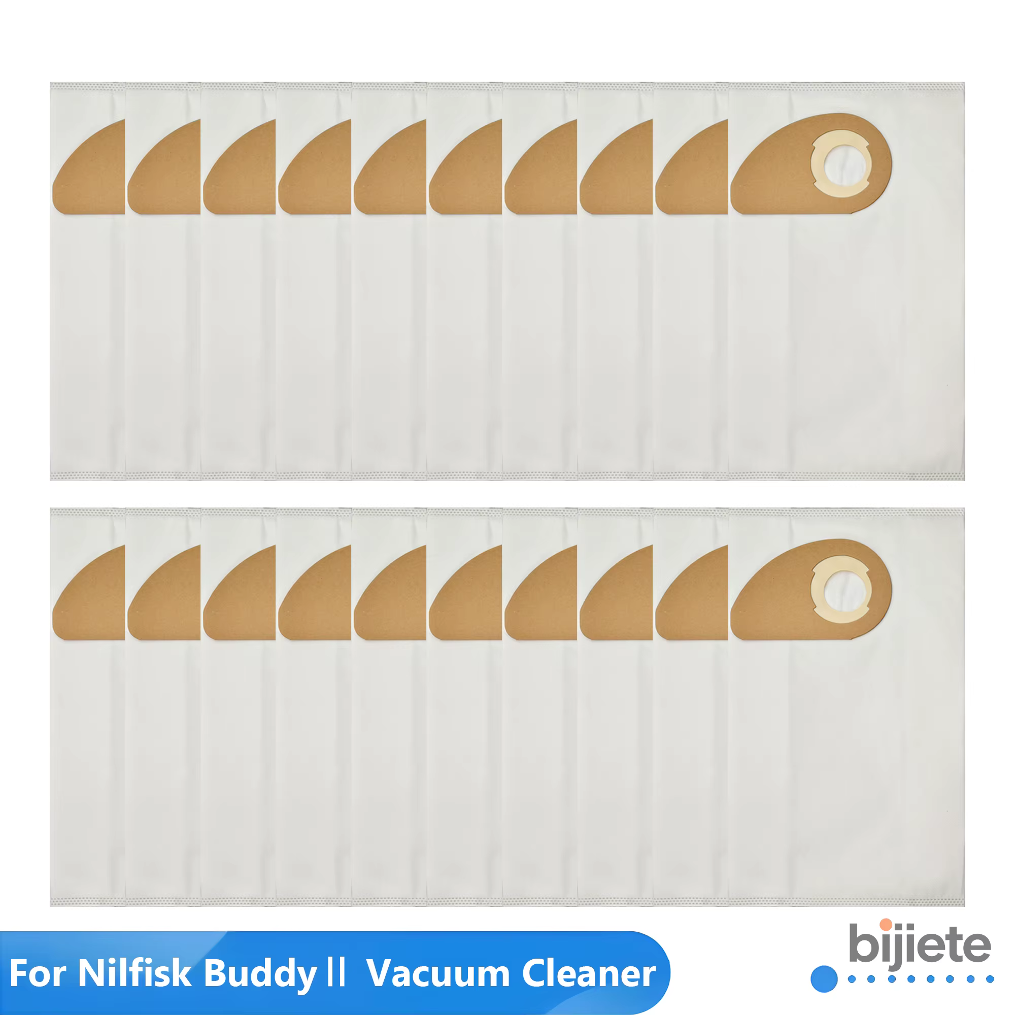 Sacs d'aspirateur pour Nilfisk Buddy II 12/18/12L/18L INOX