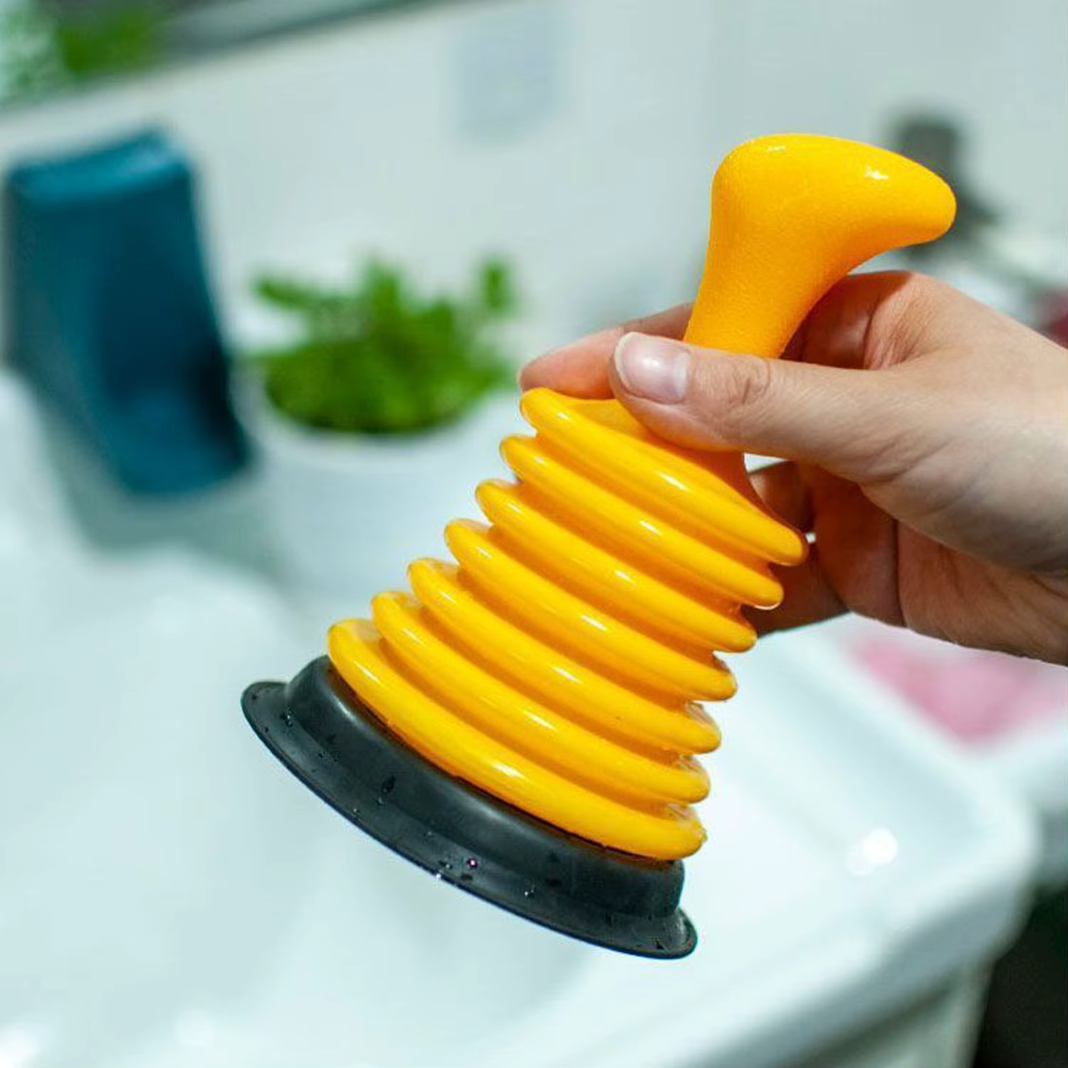 Ventouse bouchon de toilette baignoire sabot plus clair seau piston