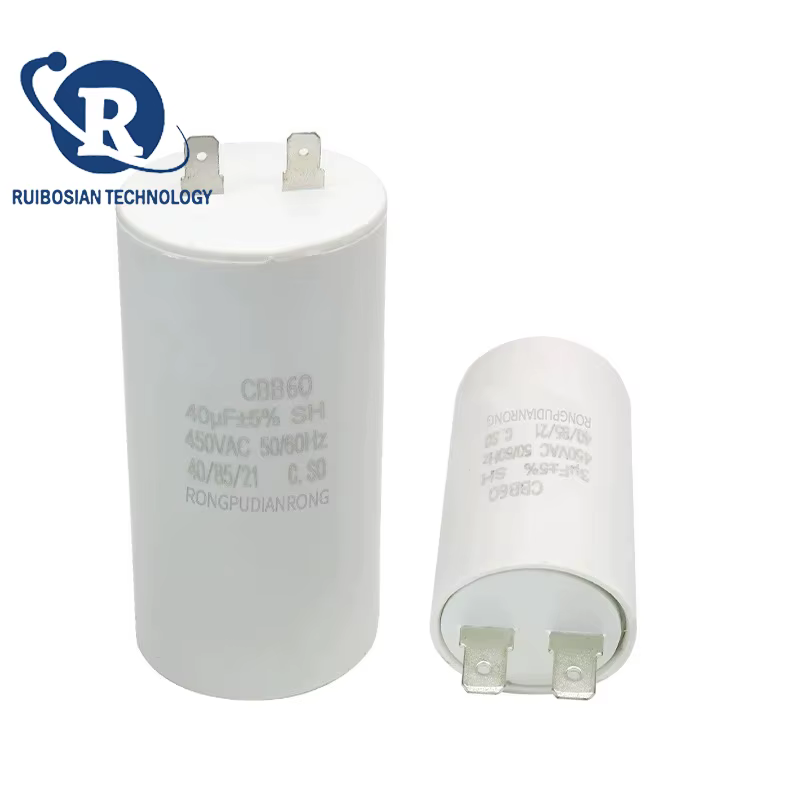 Nettoyeur haute pression machine de lavage de voiture pistolet à eau condensateur de démarrage CBB60 2UF 2.5UF 3UF 4UF-20UF/25/30UF-100UF 450V simple 2 broches