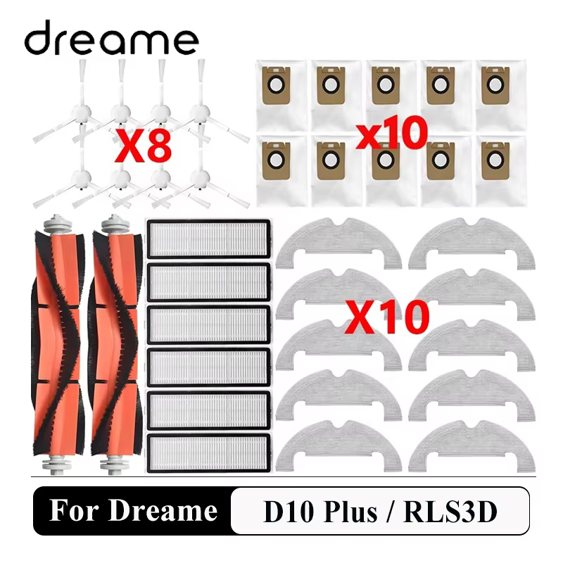 Accessoires pour robots aspirateurs Dreame Bot D10 Plus / RLS3D / Z10 Pro / L10