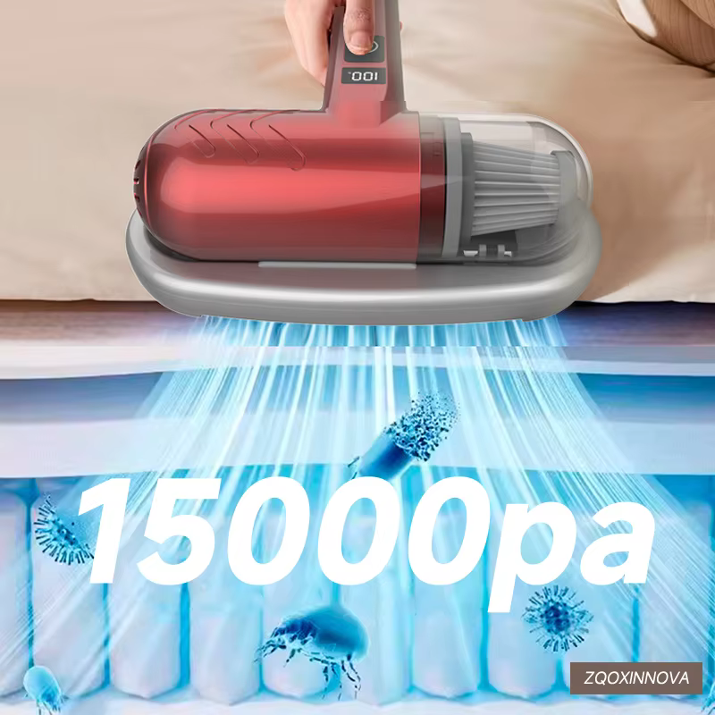 Aspirateur sans fil à forte aspiration pour éliminer les acariens, nettoyeur de literie domestique, machine portative sans fil, robot de nettoyage en profondeur des acariens