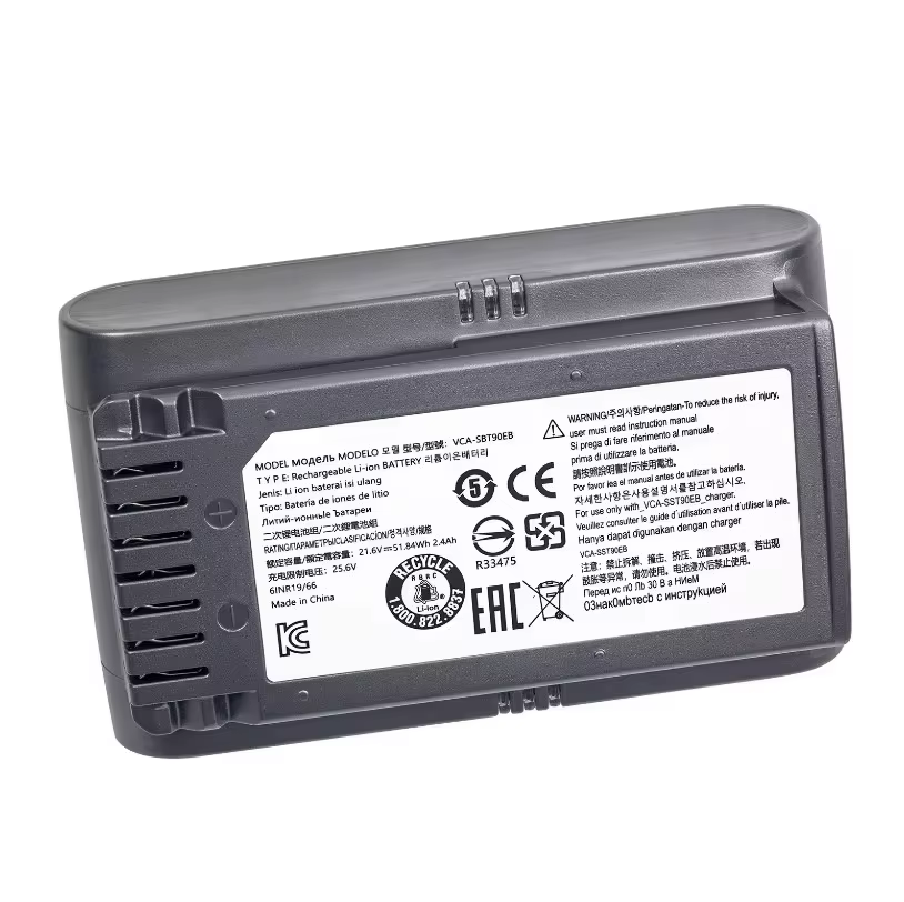 Batterie d'origine 100% pour aspirateur sans fil Samsung Vs9000 Jet90 Jet75 Jet90E VCA-SBT90