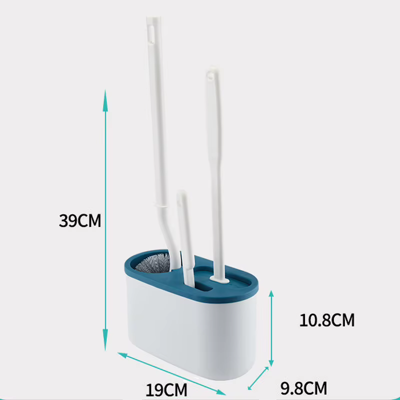 Brosse de toilette murale en silicone