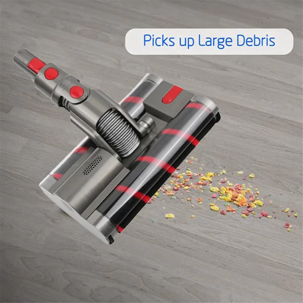 Tête de nettoyage à rouleau souple de remplacement pour aspirateur Dyson Omni-Glide SV19 / SV21-Micro