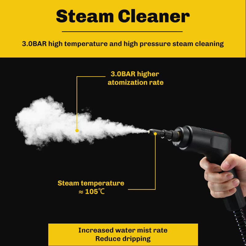 Nettoyeur à vapeur portatif 2500W