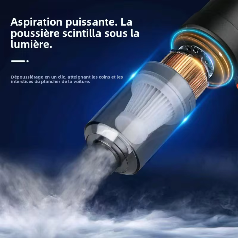 Aspirateur souffleur 2-en-1 sans fil rechargeable haute puissance