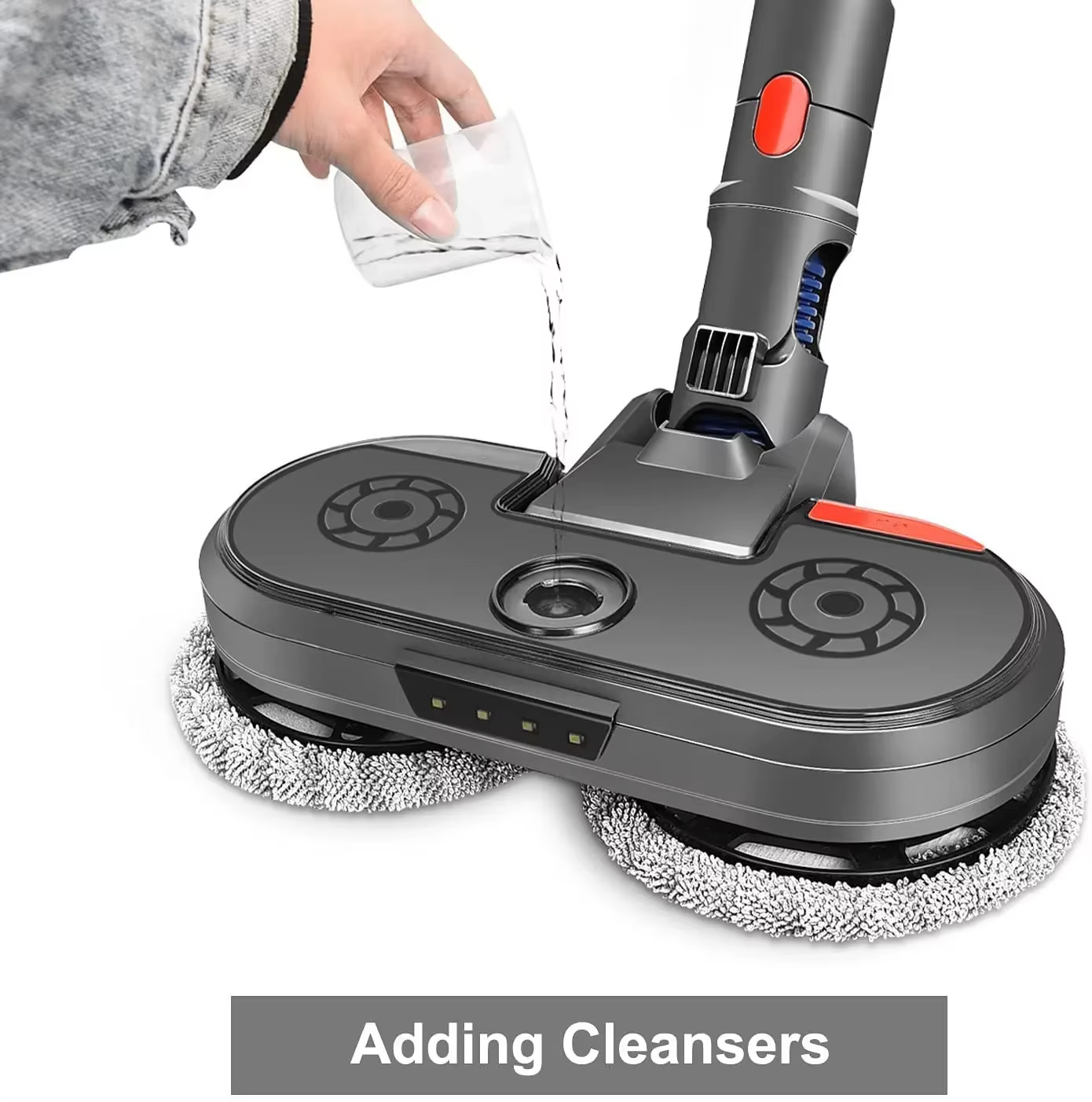 Tête de vadrouille électrique pour aspirateur à baguette sans fil Dyson V15 V7 V8 V10 V11