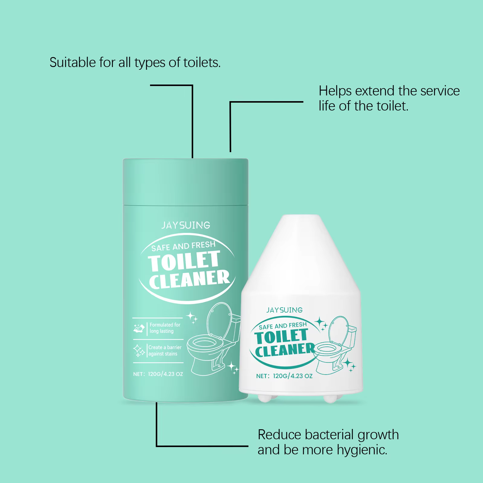 Tablettes nettoyantes pour toilettes