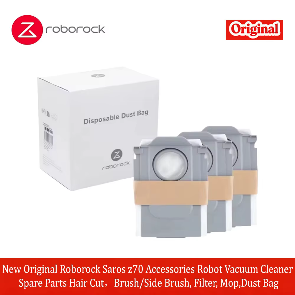 Nouveaux accessoires d'origine Roborock Saros Z70 pour aspirateur robot : pièces de rechange pour la coupe des cheveux
