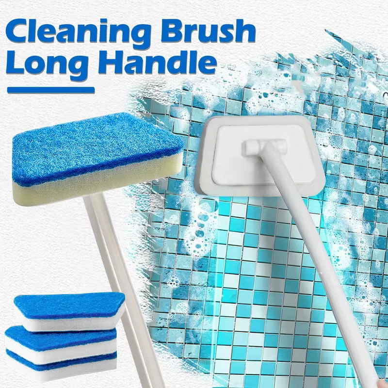 Brosse de nettoyage d'éponge de salle de bain