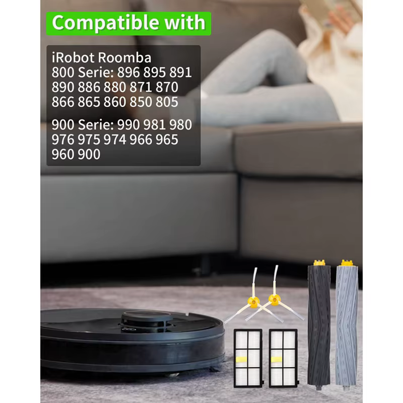 Pièces de filtre Hepa pour aspirateur Robot Irobot Roomba 860 865 870 880 896 960 966 971 976 980 981