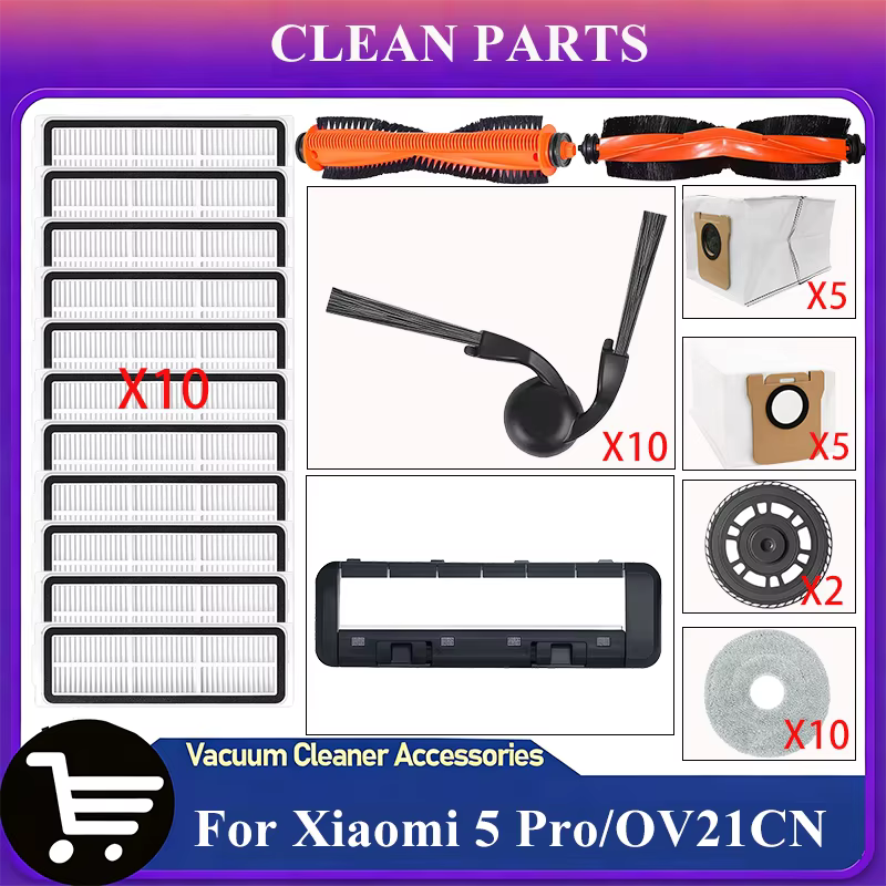 Accessoires pour aspirateur Robot Xiaomi 5 Pro/OV21CN