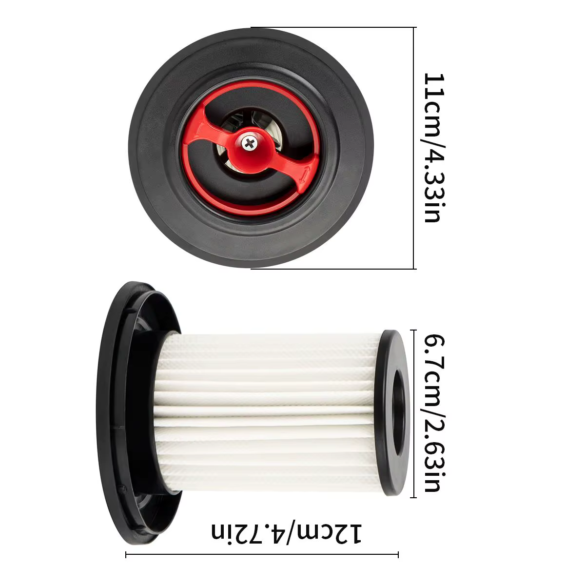 Filtre de remplacement de pièces d'aspirateur 12036642/12023349 pour hoovers Bosch Unlimited Gen2 série 8