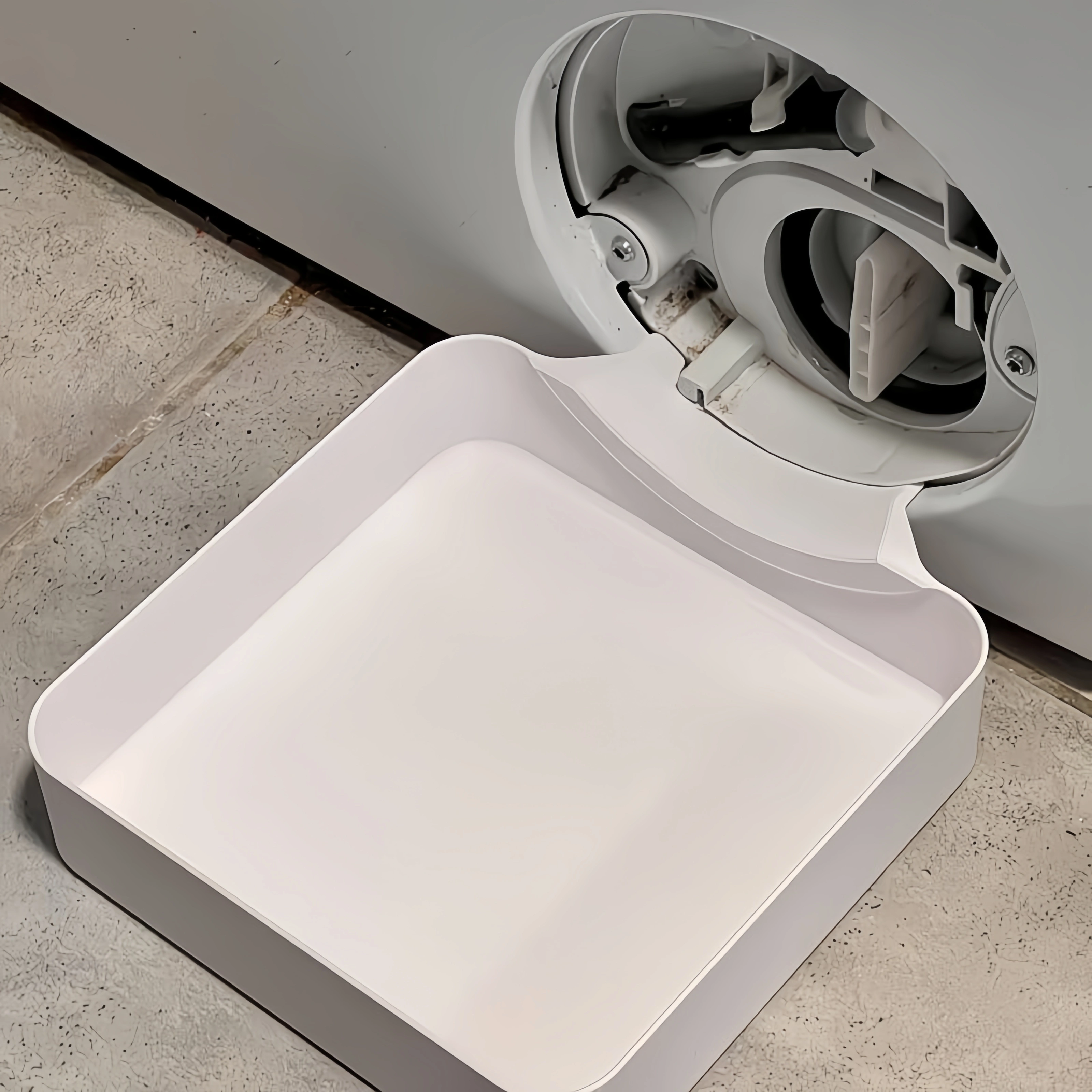 Bac de récupération des eaux de lavage pour machine à laver