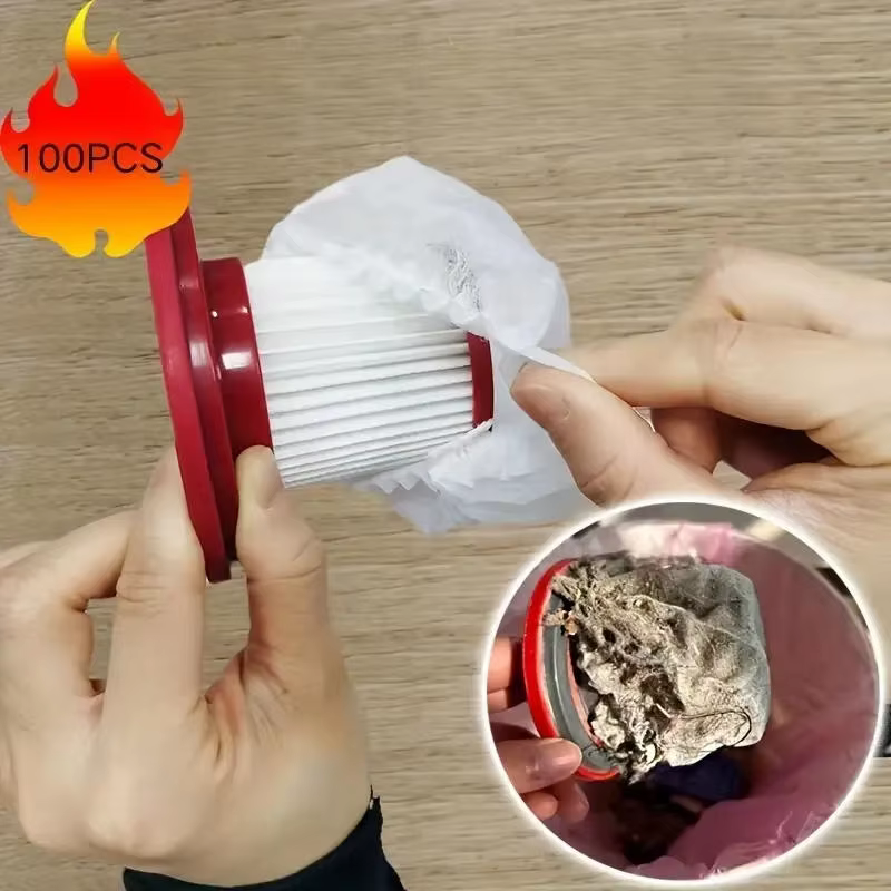 Housse de protection jetable pour filtre d'aspirateur