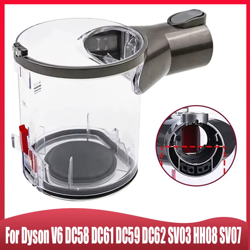 Poubelle pour aspirateur Dyson V6 DC58 DC61 DC59 DC62 SV03 HH08 SV07
