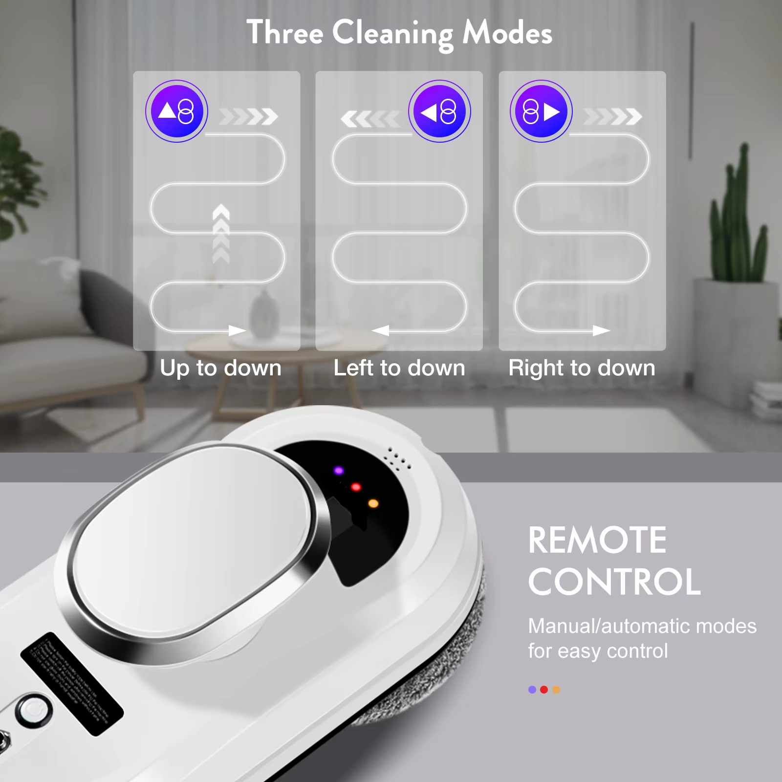 Robot nettoyeur de vitres pour la maison, nettoyeur de vitres pour livres, aspirateur intelligent, télécommande, livres en verre, nouveau