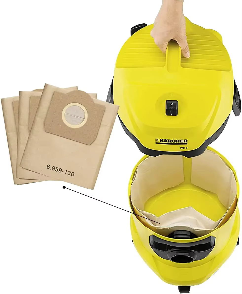 Filtre à poussière pour aspirateur Karcher Rowenta